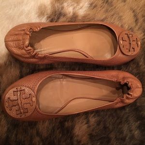 Tory Burch Royal Tan flats.